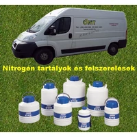 Nitrogéntároló konténerek és védőfelszerelések