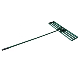 Talajszintező 106x25 cm 180 cm nyéllel – professzionális gyepszintező kerthez