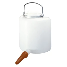 Félkör alakú cumisüveg, fedővel, 6 literes