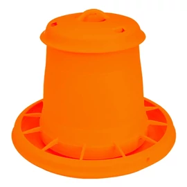 Baromfi etető, narancssárga, műanyag, 3,5 kg