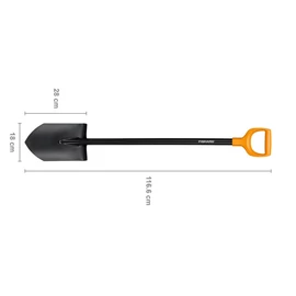Hegyes ásó Fiskars solid