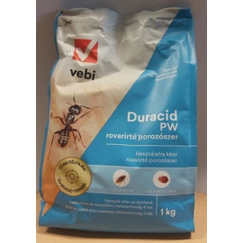 Bolha - hangya - poloska - csotány írtószer / Duracid PW porozószer / 1kg