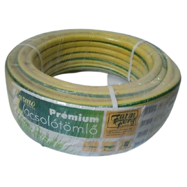 Locsolótömlő sárga csavarodás mentes 1/2" 25m