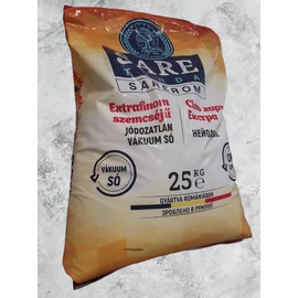 Extra finom szemcséjű  jódozatlan étkezési vákuum só 25 kg