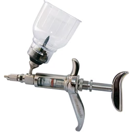 Automata tömegoltó, fém, flakon csatlakozóval, 5ml-es