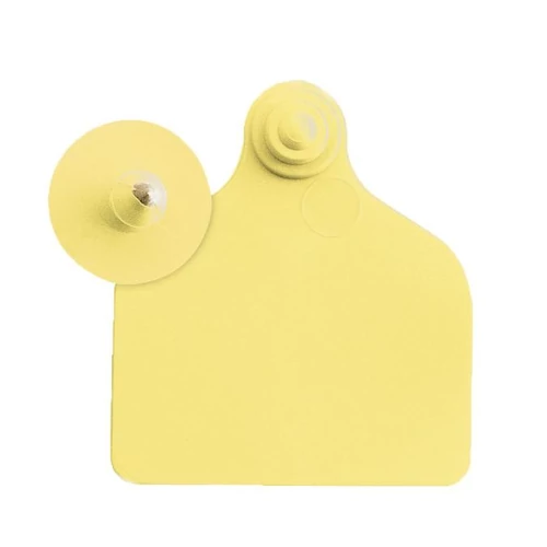 Marha füljelző / Allflex - Ukalflex / / Ø: 27 mm; Alsó rész: 71 x 63 mm /