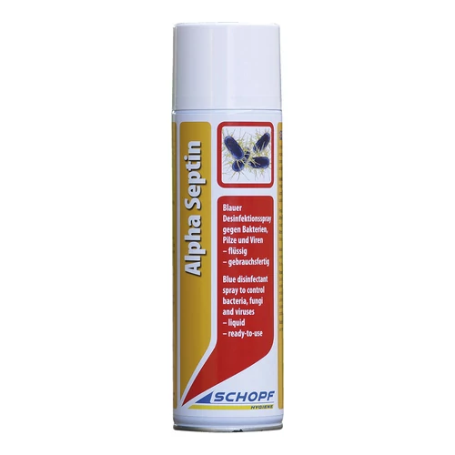 Kék, fertőtlenítő spray 