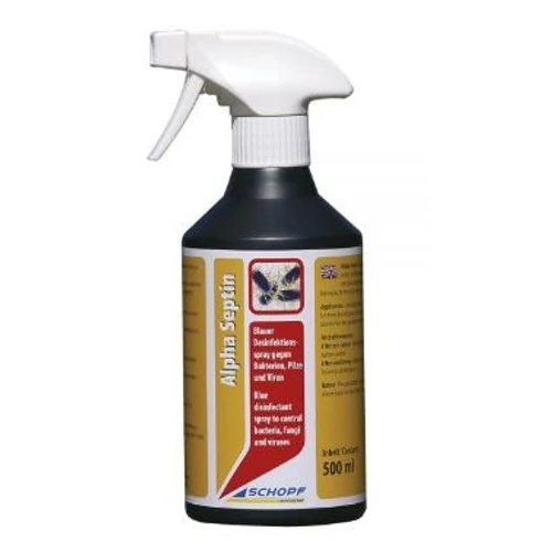 Kék, fertőtlenítő spray pumpás 