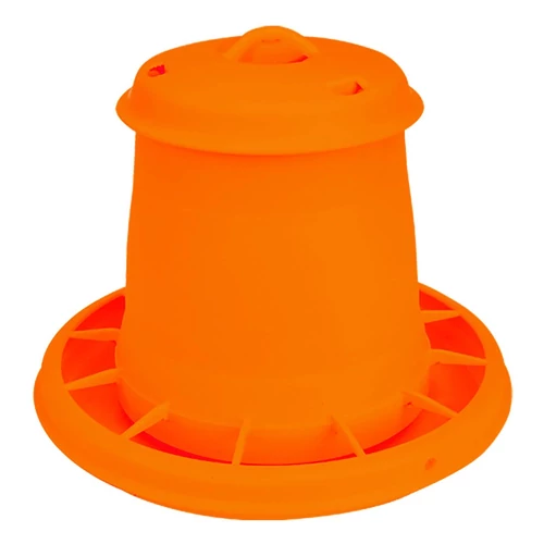 Baromfi etető, narancssárga, műanyag, 3,5 kg