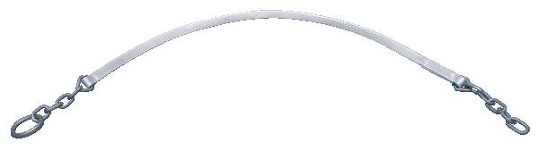 Póráz „W“ típusú lánccal, 190 cm