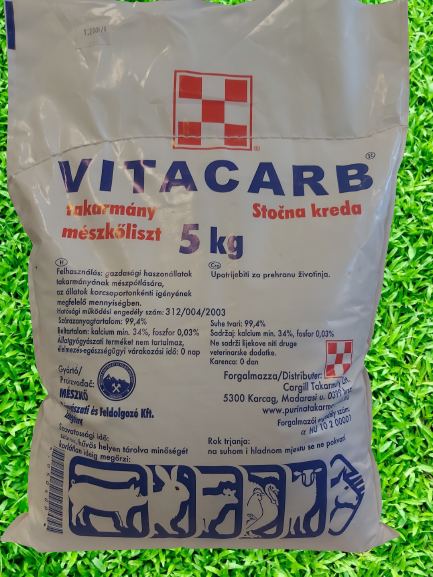 Takarmány mészkőliszt 5 kg/csom Purina Vitacarb
